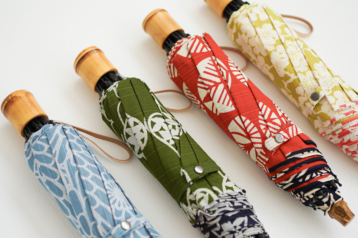 伊砂文様 折りたたみ傘 50cm 8本骨