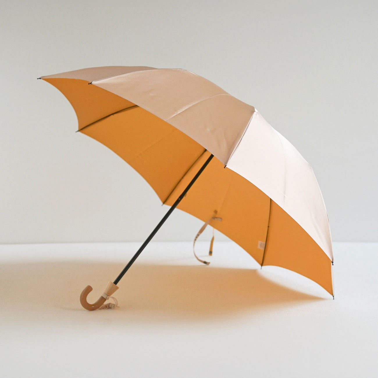 折りたたみ傘 レディース 雨傘 UV 甲州織 2way 小宮商店 TwoPly アイボリー