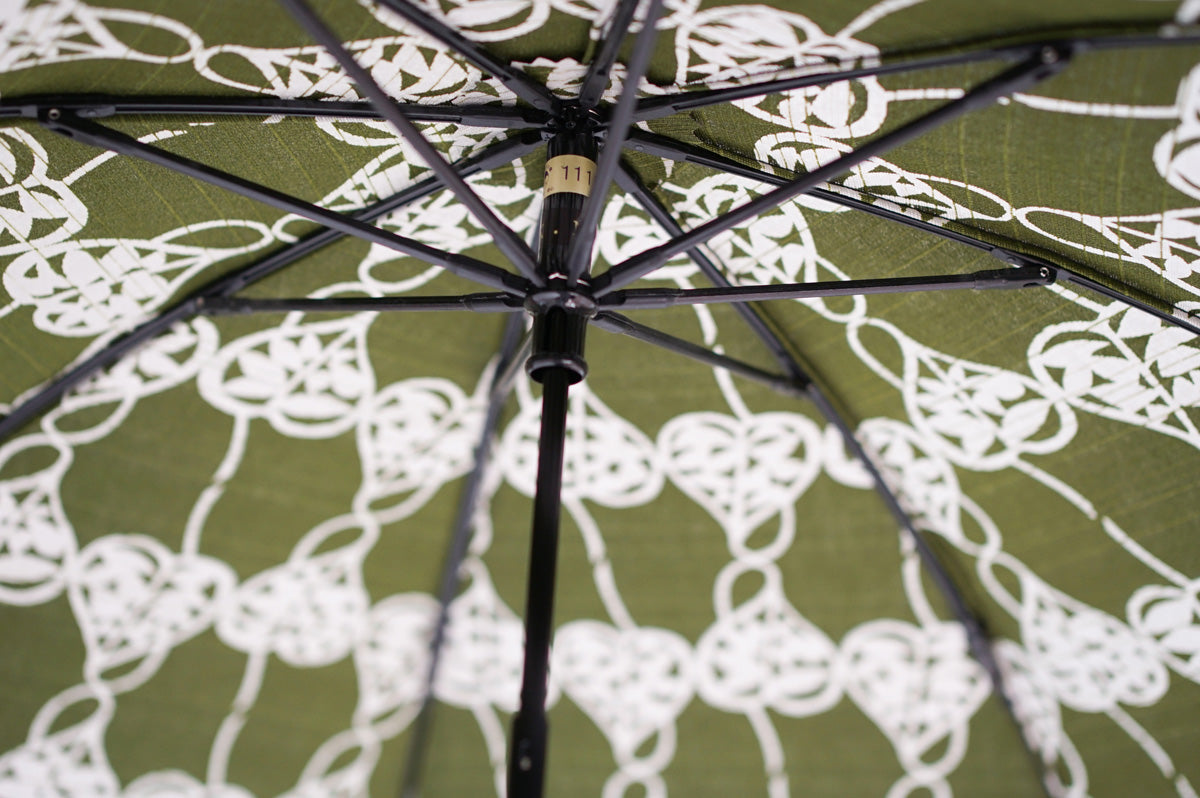 伊砂文様 折りたたみ傘 50cm 8本骨