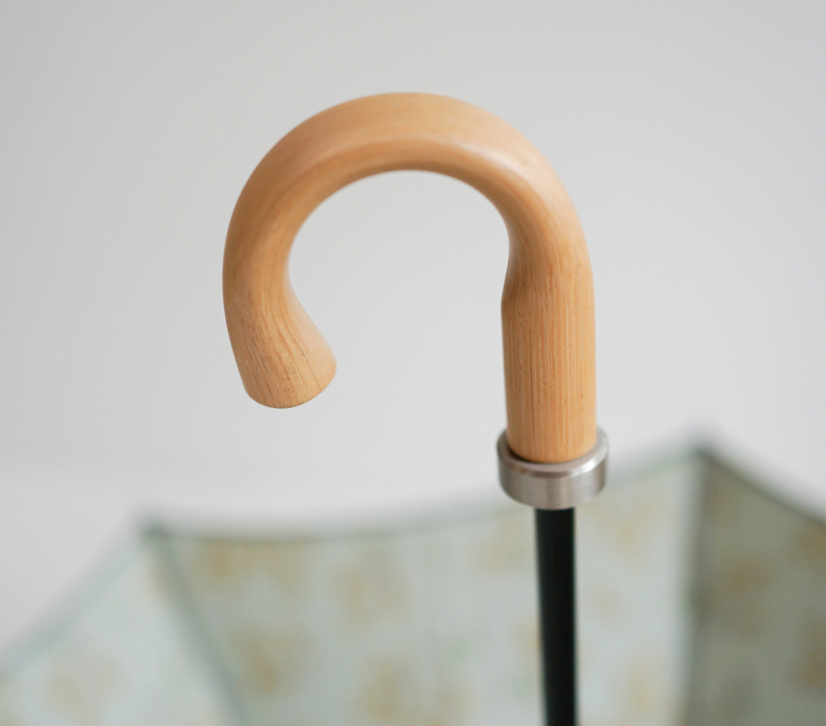 折りたたみ傘 レディース 雨傘 軽くて柔らかい籐のナチュラルなハンドル