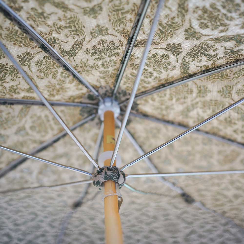 長傘 レディース 晴雨兼用 日傘 傘骨と中棒