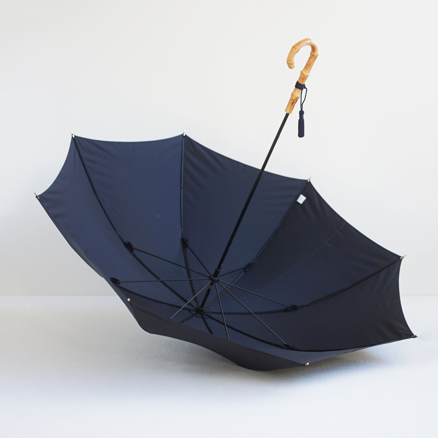 長傘 レディース 雨傘 超撥水 小宮商店 ミラトーレ ネイビー
