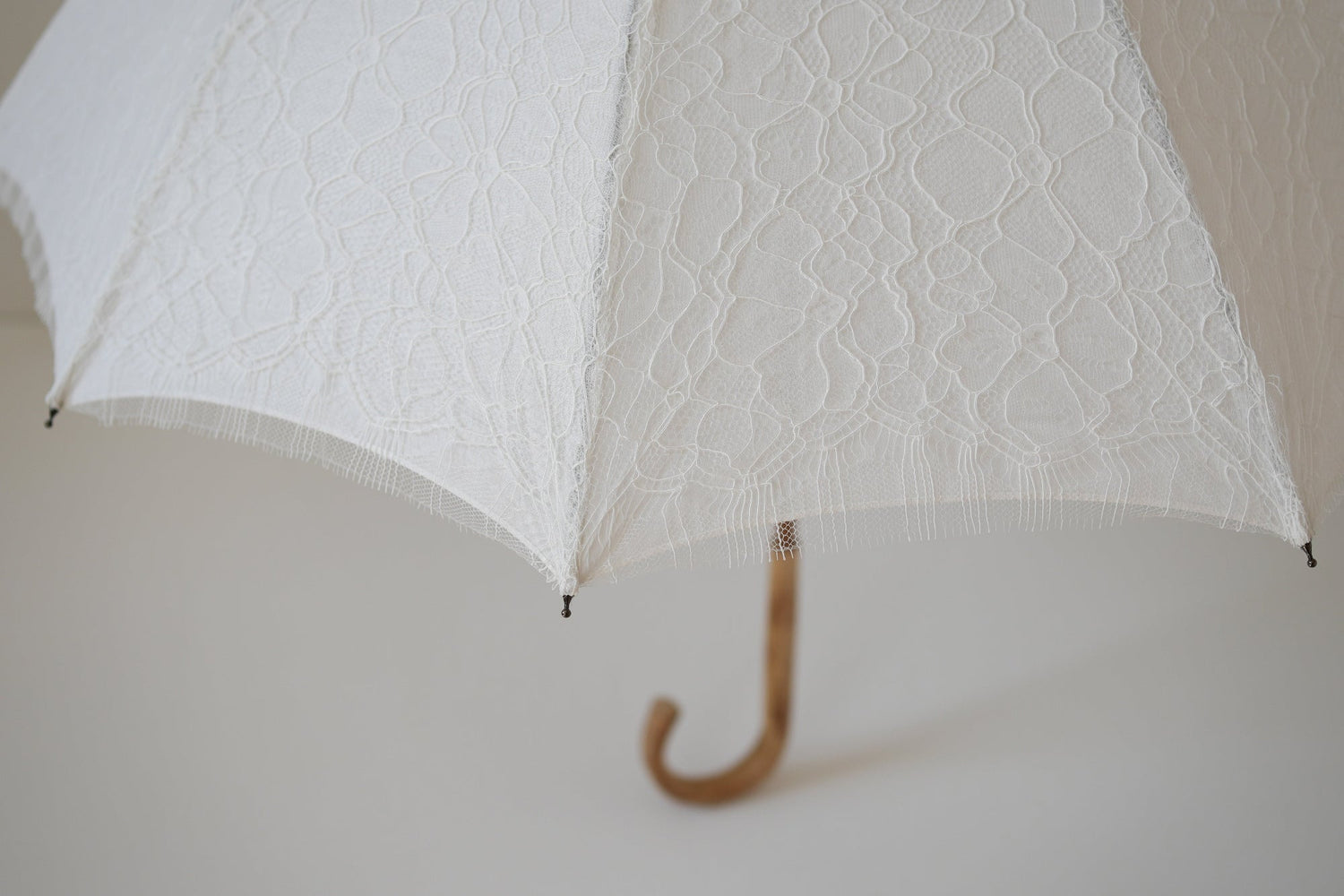 名画のように美しいレースの二重張り日傘「LeaversLace」長傘がリニューアルしました
