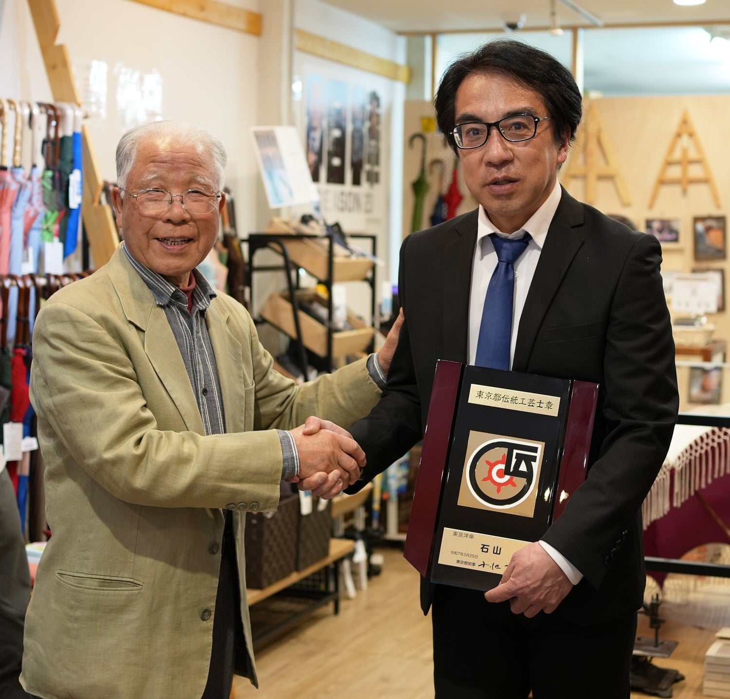 小宮商店の職人、石山が東京都の伝統工芸士に認定されました