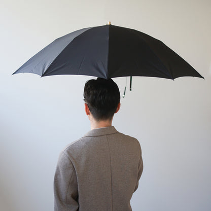 折りたたみ傘 メンズ 雨傘 超撥水 骨が多い 大きい 2段折り 小宮商店 ミラトーレ ブラック