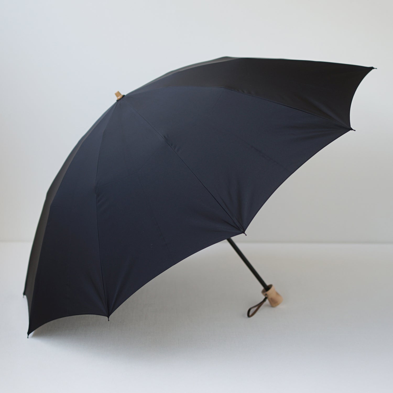 折りたたみ傘 メンズ 雨傘 超撥水 骨が多い 大きい 2段折り 小宮商店 ミラトーレ ブラック