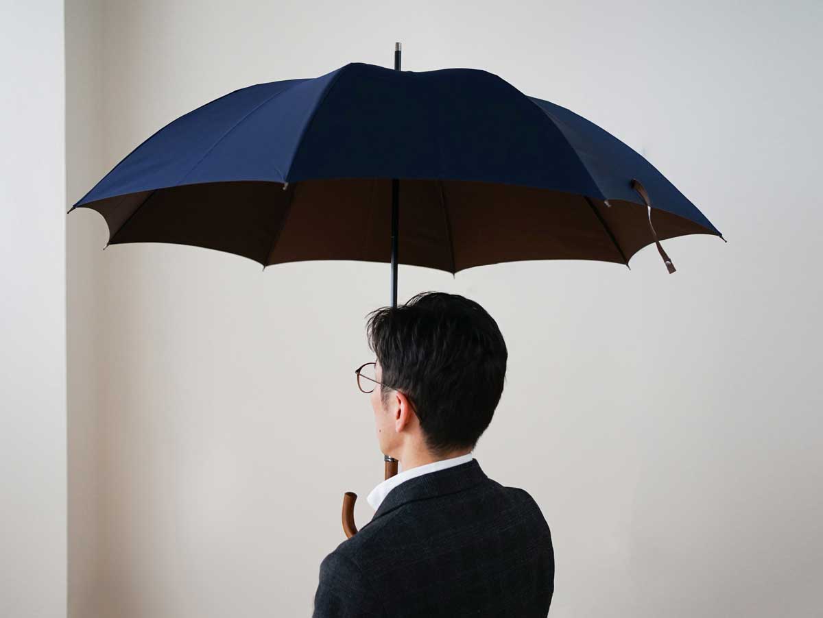 長傘 メンズ 雨傘 傘骨と中棒
