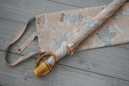 折りたたみ傘 レディース 晴雨兼用傘 たたんで収納できる、エコバッグ型の傘袋