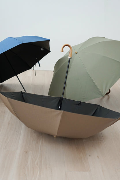 折りたたみ傘 メンズ 日傘・晴雨兼用傘 シンプルで上質なデザインの、機能的な遮光傘