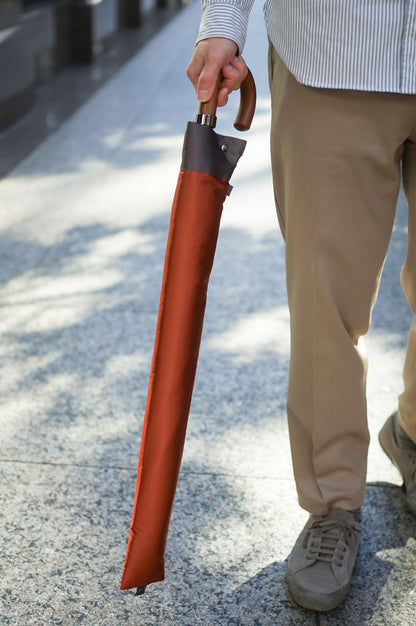 折りたたみ傘 メンズ 雨傘 染色する糸の色にこだわり、ユニセックスでもお使いいただけるカラー