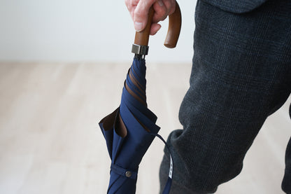 折りたたみ傘 メンズ 雨傘 艶やかな光沢と重厚感が魅力の「甲州織」