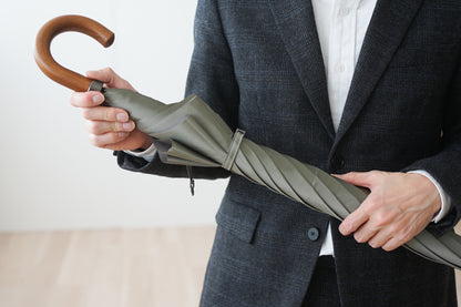 折りたたみ傘 メンズ 雨傘 艶やかな光沢と重厚感が魅力の「甲州織」