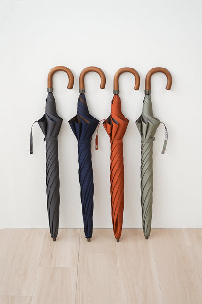 折りたたみ傘 メンズ 雨傘 染色する糸の色にこだわり、ユニセックスでもお使いいただけるカラー