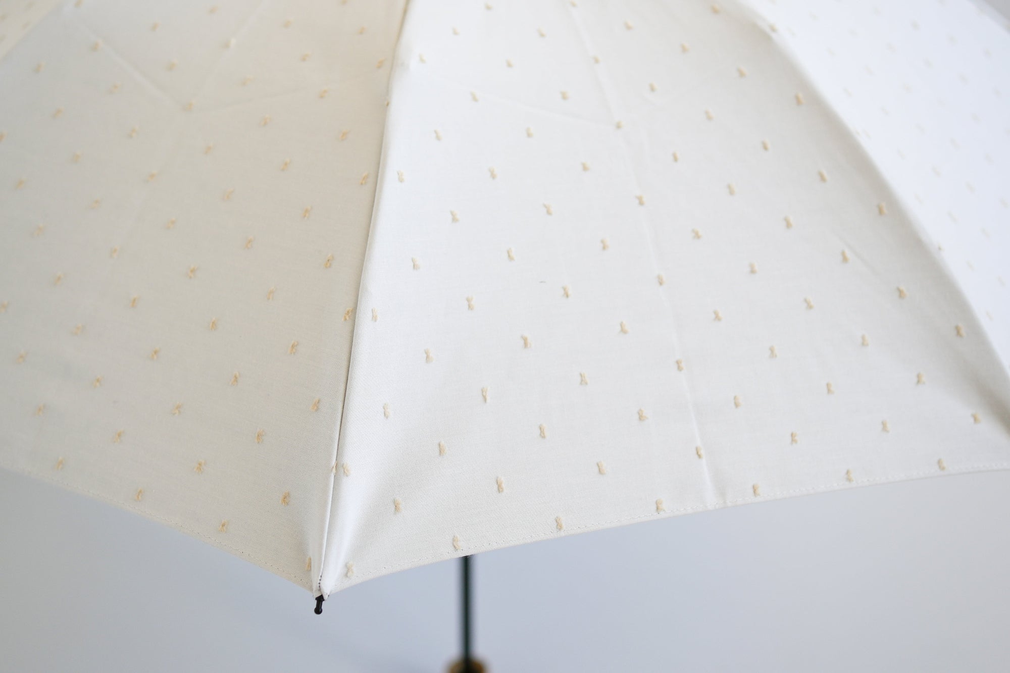 折りたたみ傘 レディース 晴雨兼用傘　遮熱率50％以上×天然素材の一級遮光傘