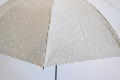 折りたたみ傘 レディース 晴雨兼用傘　遮熱率50％以上×天然素材の一級遮光傘