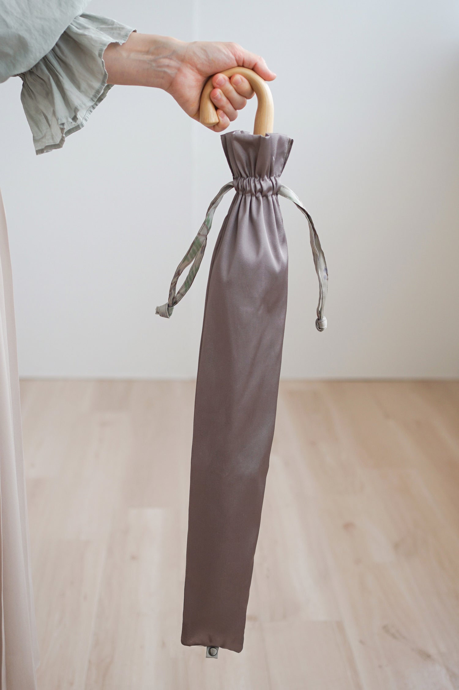 折りたたみ傘 レディース 雨傘 長傘用と折りたたみ傘用で2通り使える傘袋