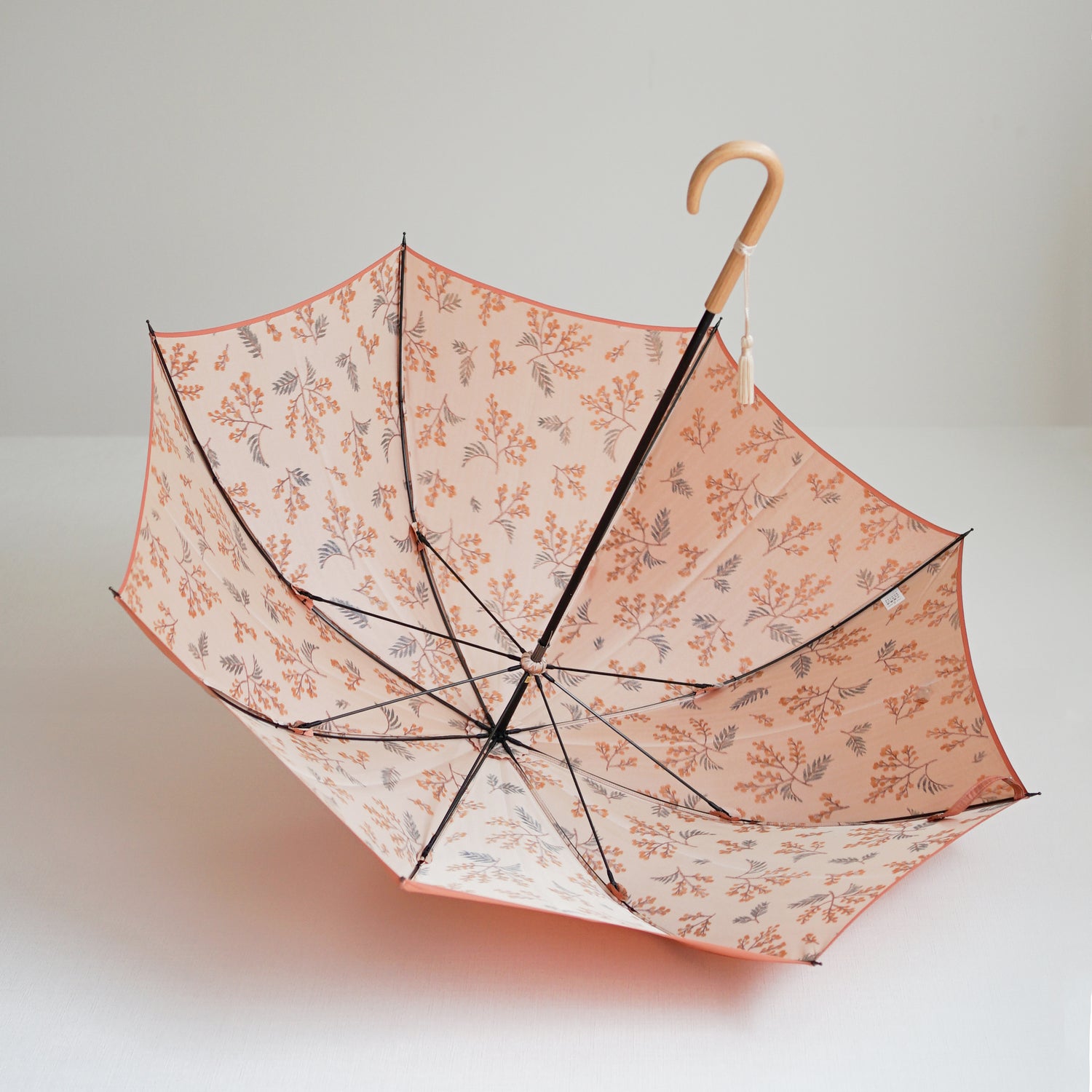 長傘 レディース 雨傘 艶やかな光沢と重厚感が魅力の「甲州織」