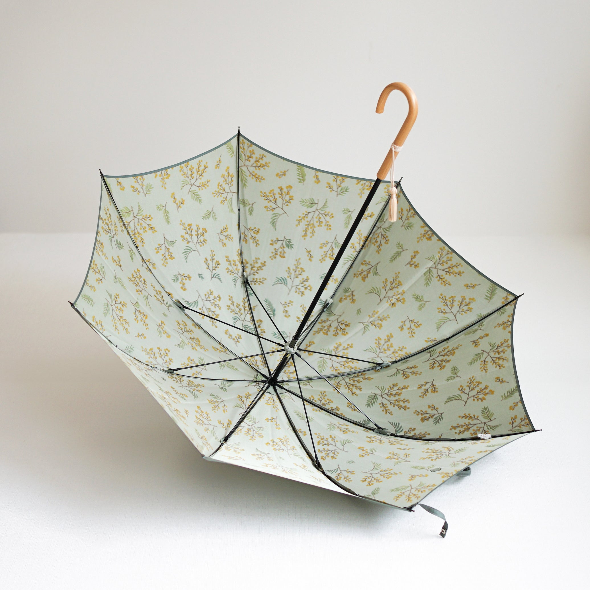 長傘 レディース 雨傘 艶やかな光沢と重厚感が魅力の「甲州織」