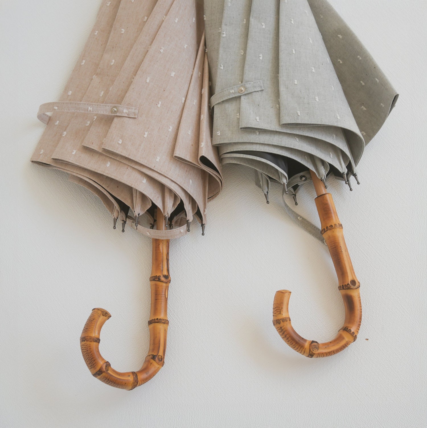 長傘 レディース 日傘・晴雨兼用傘　遮光率100％、UVカット率99.9％以上、遮熱率50％以上×天然素材の一級遮光傘