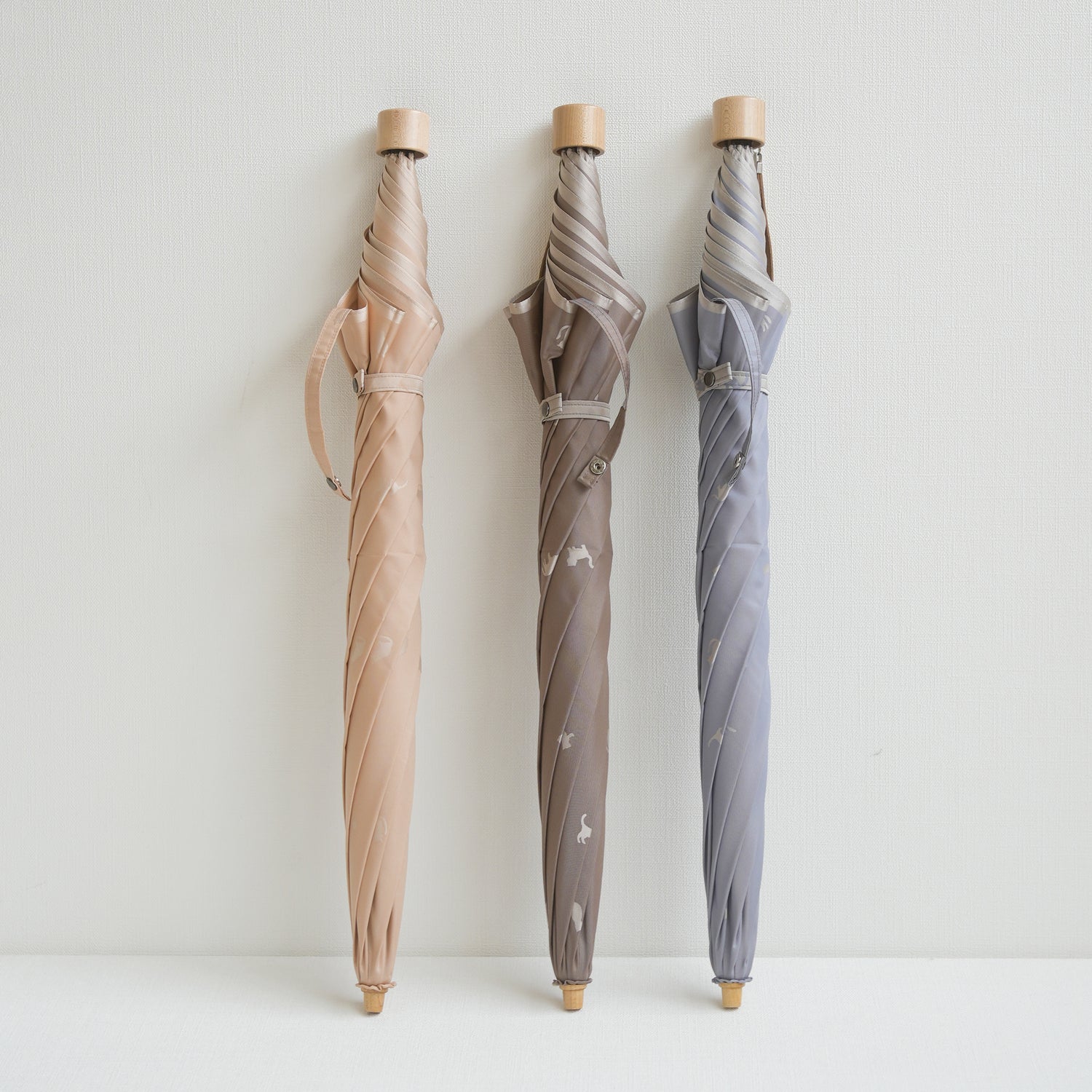 ひだまりねこ 折りたたみ傘 55cm 8本骨