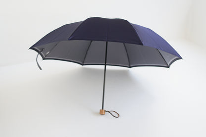 裏縞 折りたたみ傘 55cm 8本骨