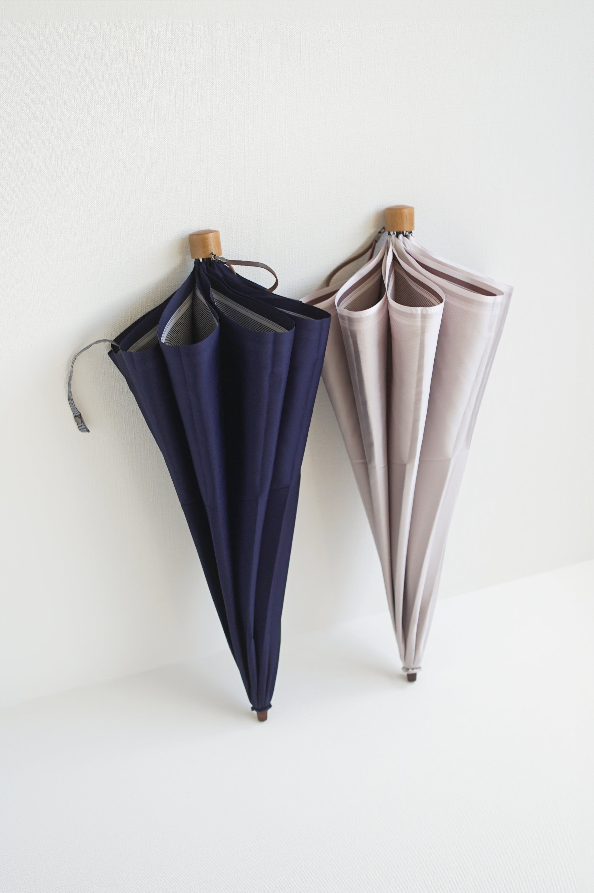 裏縞 折りたたみ傘 55cm 8本骨