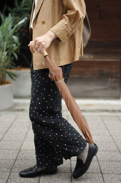 折りたたみ傘 レディース 雨傘 コーディネートしやすい2色のニュアンスカラー