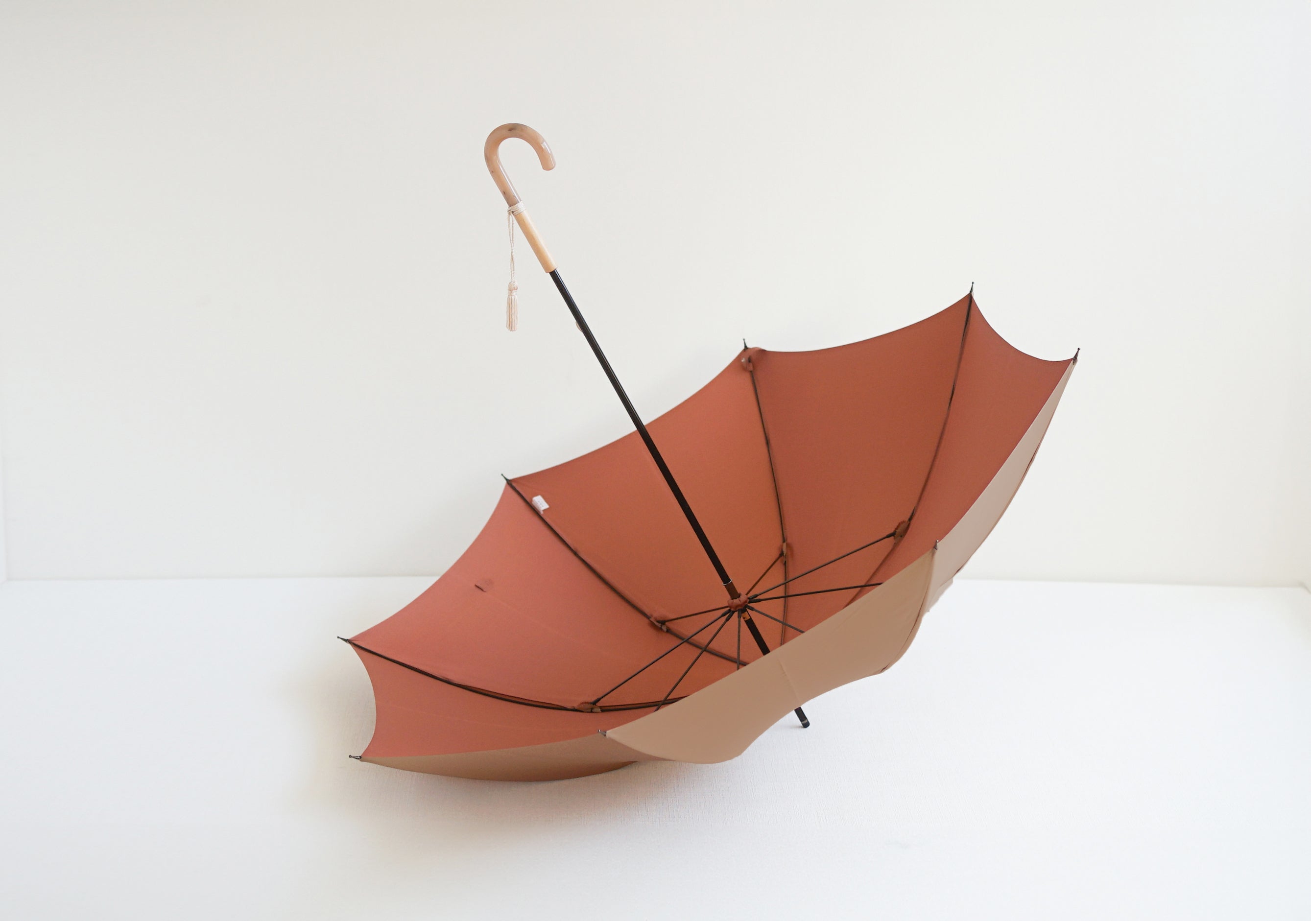 長傘 レディース 雨傘 ファッションとして使えるニュアンスカラー