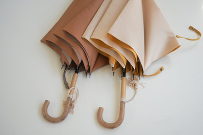 長傘 レディース 雨傘 ファッションとして使えるニュアンスカラー