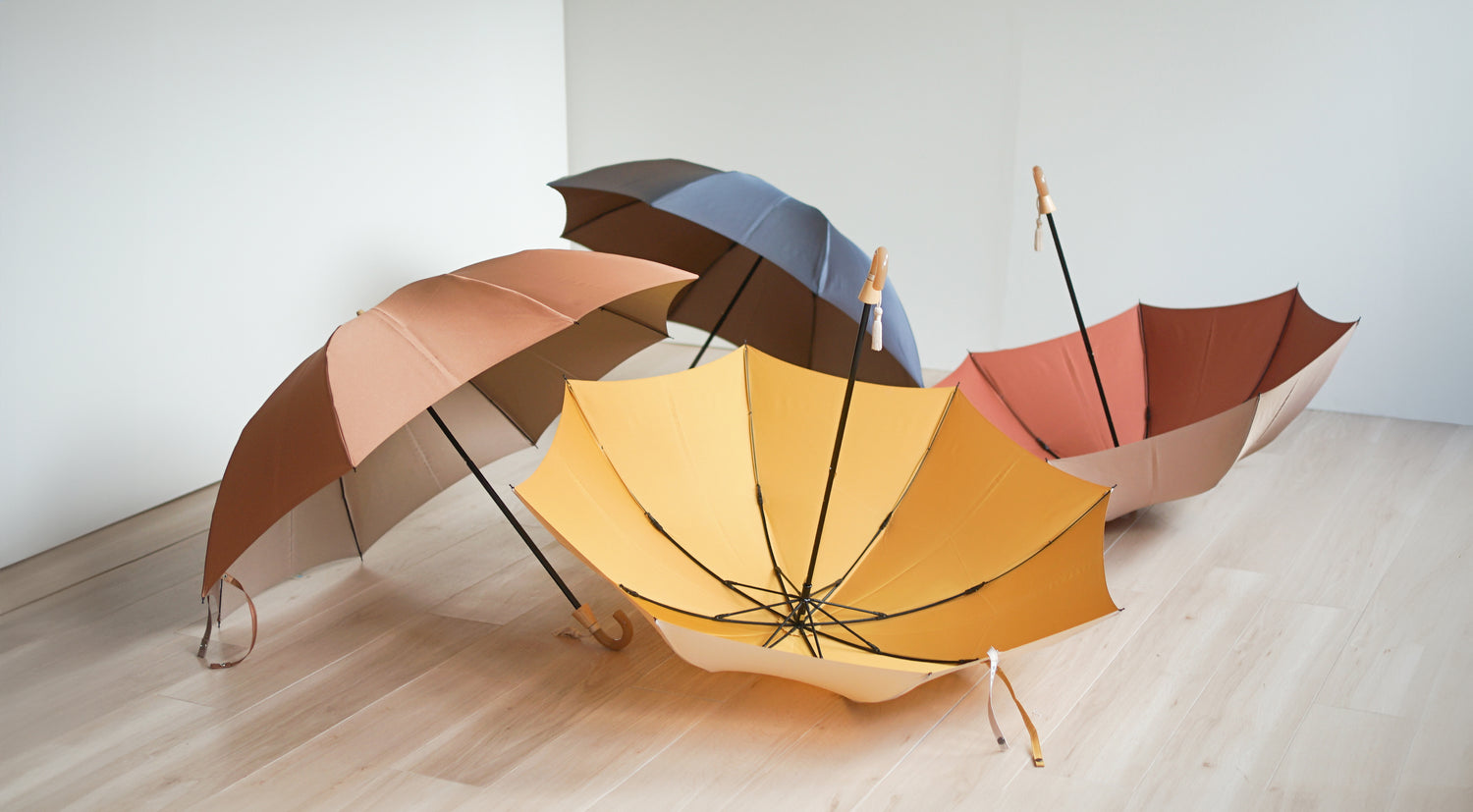 折りたたみ傘 レディース 雨傘 艶やかな光沢と重厚感が魅力の「甲州織」