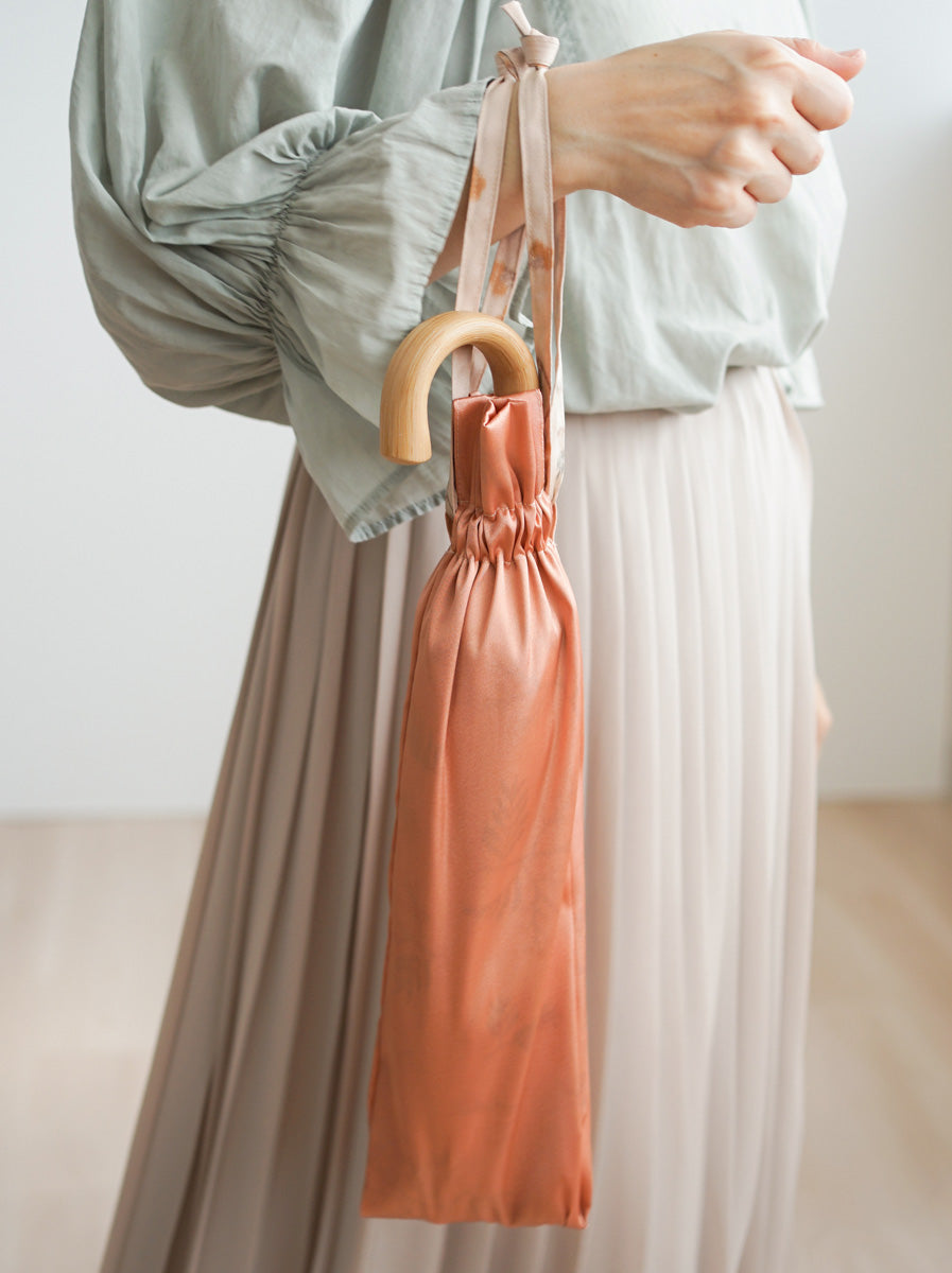 折りたたみ傘 レディース 雨傘 長傘用と折りたたみ傘用で2通り使える傘袋