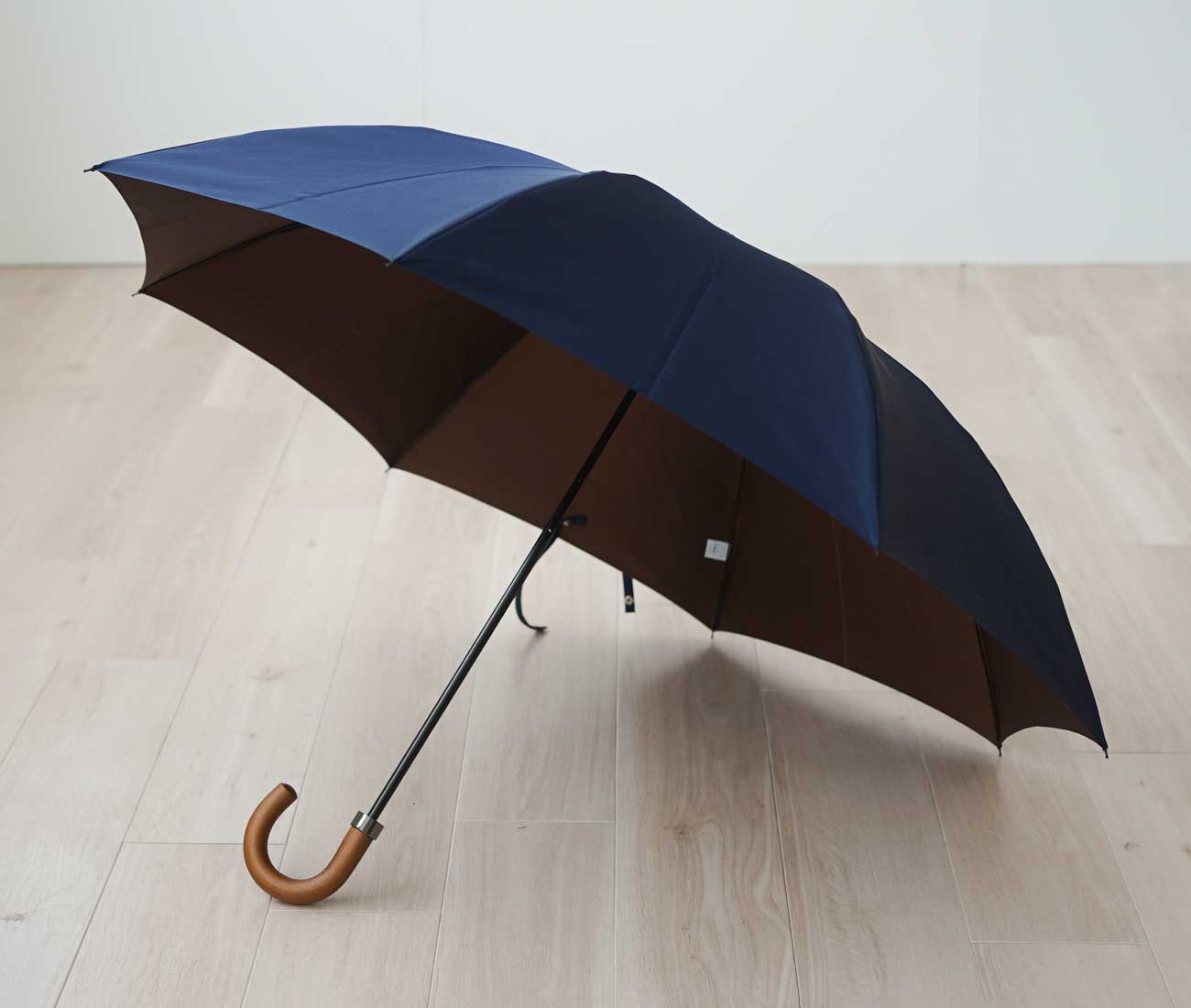 折りたたみ傘 メンズ 雨傘 UV 甲州織 2way 2段折り 大きい 小宮商店 TwoPly ネイビー