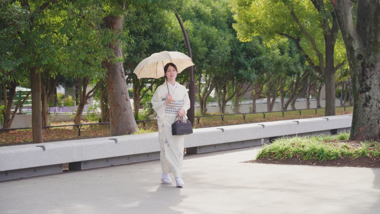 katakata 葉っぱ 折りたたみ傘 50cm 8本骨