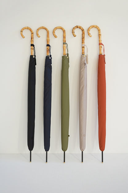 長傘 レディース 雨傘 骨も手元もスリムにこだわったシルエットが魅力の長傘