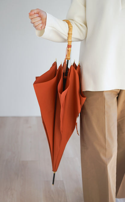 長傘 レディース 雨傘 様々なシーンになじむユニセックスカラー