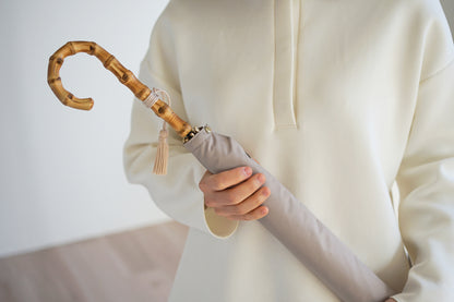 長傘 レディース 雨傘 ロクロ巻きとダボ巻き