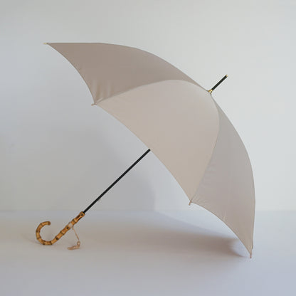 長傘 レディース 雨傘 超撥水 小宮商店 ミラトーレ グレージュ