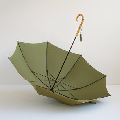 長傘 レディース 雨傘 超撥水 小宮商店 ミラトーレ セージグリーン